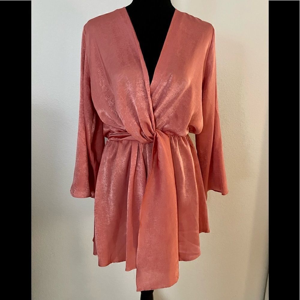 NWT Zara Satin Effect Short Jumpsuit